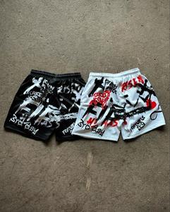 Venta al por mayor de algodón de peso pesado pantalones cortos de gimnasio deportes de lana francés Terry transpirable sudor corto hombres correr entrenamiento pantalones cortos de sudor - Product Image 2