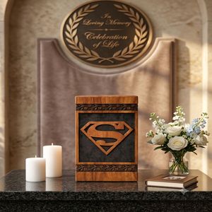 Handcrafted Wooden Cremation Urn Engraved <b>Keepsake</b> Ashes <b>Memorial</b> <b>Box</b> Custom Design Adult Funeral Supply - Product Image 5