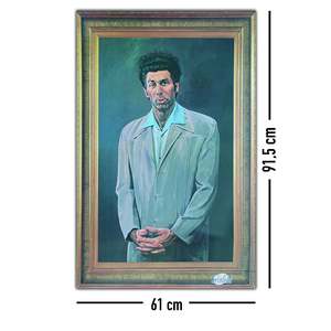 Seinfeld Cosmo Kramer (Michael Richards) <b>Poster</b> on Canvas for Wall Decor - Product Image 3