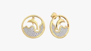 Diamond Stud <b>Earrings</b> with Screw <b>Back</b> Certified Brilliant Round Cut Diamond Iced Out Cute Luxury <b>Earrings</b> Set for Women's - Product Image 2