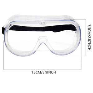 Safetree نظارات السلامة للعمل شفافة واقية نظارات السلامة واضحة مع ثقوب صغيرة - Product Image 4