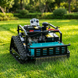 Cortadora de Césped Automática Inalámbrica a Control Remoto, <span class=keywords><strong>Precio</strong></span> Bajo de Fábrica, Motor Diésel, Altura de Corte Ajustable, para Uso Industrial y de <span class=keywords><strong>Golf</strong></span> - Product Image 1
