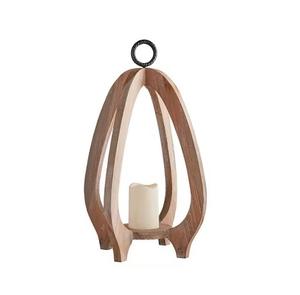 Linterna cuadrada de madera antigua y portavelas de Metal para el hogar, pared decorativa o uso de mesa para Navidad - Product Image 4