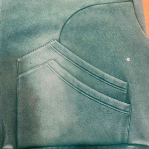 Personalizado doble bolsillos de gran tamaño 600 GSM peso pesado algodón polar en blanco zipup vintage a prueba de viento Sudadera con capucha para hombre 2025 - Product Image 3