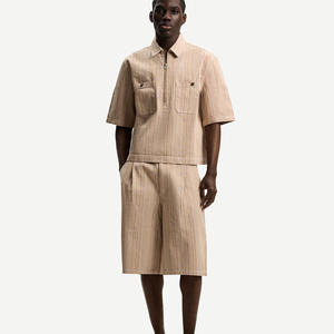 กางเกงขาสั้นลำลองแนวสตรีทผ้าคอตตอนพิมพ์ลายพัฟสำหรับ100% กางเกงขาสั้นออกแบบได้ตามต้องการ - Product Image 6