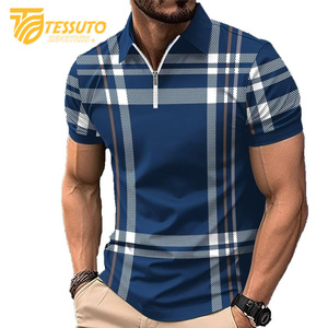 High Quality Men's for Polo Shirt Latest Design Breathable Casual Wear Low MOQ Customized Plus Size Customizable Options - Product Image 5