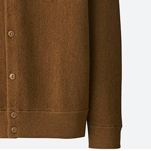 Cardigans décontractés d'hiver pour femmes en laine douce brodée et patchwork, anti-plis, en laine/acrylique, technique OEM ODM - Product Image 3