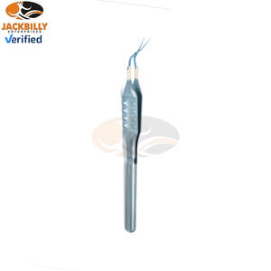 คีมแคปซูลอเร็กซิส ขนาด 2.5 มม. 5 มม. พร้อมเครื่องหมายบนด้าม ทำจากสแตนเลส สำหรับการผ่าตัดจักษุ ปลายแหลม สำหรับการผ่าตัดขนาดเล็ก ใช้ด้วยมือ MOL - Product Image 3