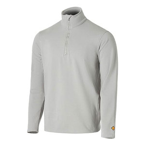 High Quality <b>Men</b> Half <b>Zip</b> <b>Quarter</b>-<b>Zip</b> Sweatshirts 100% Cotton Half Zipper Pullover Sweatshirt Premium Casual Streetwear - Product Image 3