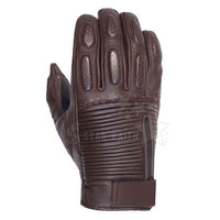 Nuevo producto, guantes de carreras de cuero para motocicleta Unisex para corredores, guantes de motocicleta transpirables anticaída