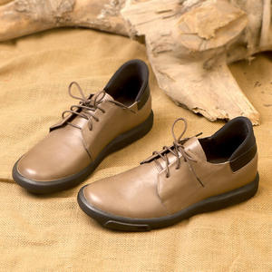 Chaussures en cuir respirantes avec talon rembourré et semelle souple, chaussures de mode pour hommes, chaussures décontractées - Product Image 3