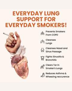 Cápsulas de desintoxicación pulmonar con jengibre Mulethi Vasa Tulsi para fumadores, limpieza pulmonar, alivio del moco, congestión torácica y soporte para EPOC - Product Image 4