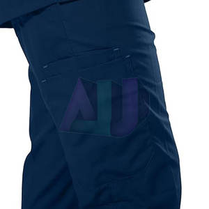 Conjunto de Uniforme Médico Moderno para Hombre, de Algodón Elástico, Aspecto Elegante, Ajuste Cómodo, Ligero, Ecológico, de Secado Rápido, para Uso Hospitalario - Product Image 6