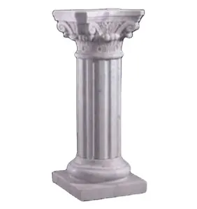 Grosir kolom Yunani kustom, kolom Romawi, pilar kolom batu marmer, Dekorasi kolom