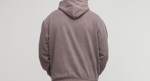 Diseño de bolsillo frontal Lavado ácido Ventas al por mayor Personalizado Peso pesado 450 Gsm Mezcla de algodón Sudaderas con capucha Hombres Sudaderas con capucha de gran tamaño - Product Image 3