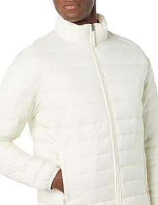 Cold Weather Proof <b>Mens</b> Black Hooded Puffer Coat Faux <b>Down</b> <b>Fill</b> High Density Polyester <b>Jacket</b> - Product Image 4