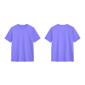 Camiseta de poliéster en blanco de alta calidad 100%, tacto suave, diseño liso, impresión personalizada y suministro al por mayor hecho en Bangladesh - Product Image 2