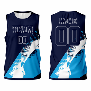 Uniforme de Baloncesto de Talla Grande para Entrenamiento, Transpirable y Duradero, 100% Poliéster, Personalizable con Nombre de Equipo, Directo de Fábrica OEM - Product Image 6
