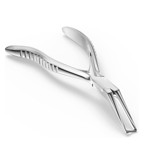 Super Hair Extension Plier 5,5 Inch Hair Styling Plier con bolsa Hair Extension Plier Mango curvo Acabado de espejo - Product Image 1