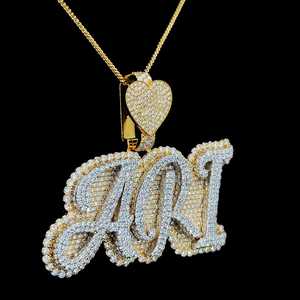 Colgante de diamante de moissanita estilo Hip Hop Premium, joyería de placa de identificación de alta calidad para fiesta, boda o regalo - Product Image 1
