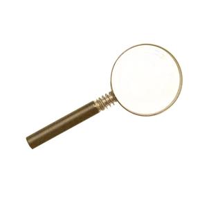 Lupa de Metal Premium con Acabado Pulido para Lectura Elegante y Uso Decorativo - Product Image 1