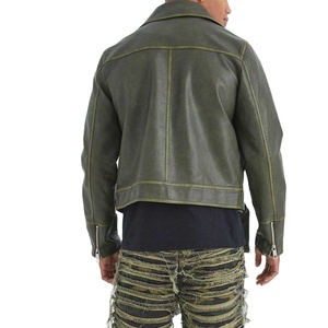 Collection Hiver – Blouson en Cuir PU Homme Style Tendance – Confortable et Doux – Livraison Rapide – Blouson en Cuir Homme 2026 - Product Image 4