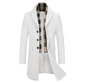 เสื้อคลุมตัวยาวผ้าวูลสำหรับผู้ชายใส่กันหนาวใส่กันหนาวใส่โลโก้ตามสั่งส่งตรงจากโรงงาน - Product Image 6