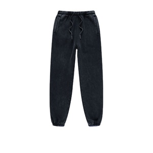 2025 New Unisex High Rise Jogger Sweatpants Washed Winter Warm Thick 355gsm Men's Pants ODM Supply - Product Image 6