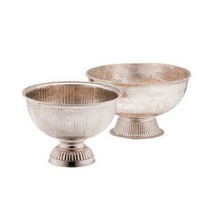 Elegante tazón de chocolate de metal brillante para decoración de mesa de boda, servicio de fiesta y arreglos de acento de comedor de lujo - Product Image 3