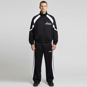 Conjunto Deportivo de Dos Piezas de Alta Calidad, Resistente al Viento, 100% Algodón, Pantalones Jogger y Sudadera para Otoño e Invierno, Chándal para Hombre, Pantalones Deportivos Nuevos - Product Image 3