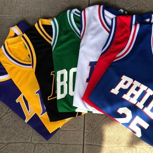 Camiseta de Baloncesto sin Mangas de Spandex/Poliéster con Estampado Luminoso Antibacteriano de Último Diseño Personalizada al por Mayor - Product Image 1