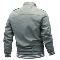 Blouson d'hiver zippé personnalisé en toile de coton rembourré, imprimé sur mesure, couleur personnalisée