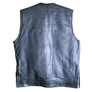 Chaleco de Invierno Transpirable de Cuero Genuino para Hombre de Alta Calidad con Servicio OEM, Diseño y Colores Personalizados, Precio al por Mayor - Product Image 2