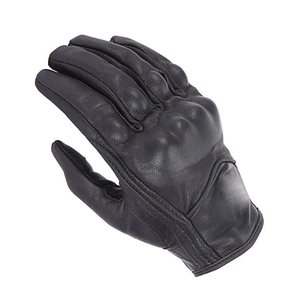 Men Real Leather Black Motorbike Gloves Motorcycle Auto Racing Wear Full Finger Touchscreen Unisex Gloves - Product Image 2