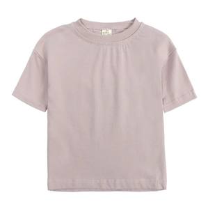 100% coton, t-shirt enfant personnalisable 100% chemises en coton pour enfant en gros dames hauts t-shirt - Product Image 4