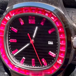 นาฬิกา Moissanite น้ำแข็ง | VVS Skeleton ดีไซน์หรูแนวประธานาธิบดี - Product Image 4