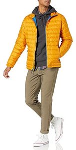 Veste coupe-vent unisexe à col montant avec impression intégrale personnalisée, patchwork, coupe ajustée, veste d'hiver matelassée pour couple, collège, pour homme - Product Image 3