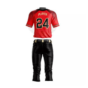 Uniformes de equipo de béisbol personalizados Unisex poliéster transpirable de secado rápido camisetas de béisbol pantalones al por mayor ropa deportiva de fábrica alta - Product Image 2