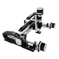 Module de glissière à bande en acier à roulement CNC YOSO 50-2000 mm, table de travail XYZ 3 axes, robot à portique multi-axes pour pulvérisation réciproque
