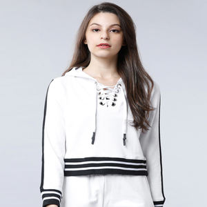 Sweat à capuche oversize pour femme, 100% coton, léger, séchage rapide, respirant, impression de logo personnalisée, sweat à capuche à enfiler - Product Image 6