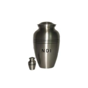 Unique Style Hand Curves Funeral Supplies Adult Cremation <b>Urns</b> New Designer <b>Large</b> Size Memorial Ashes Metal Cremation <b>Urns</b> - Product Image 2