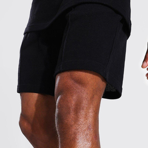 Ensemble short et t-shirt d'été personnalisé pour homme, style streetwear, en coton et polyester, coupe oversize unisexe, imprimé, personnalisable OEM - Product Image 3