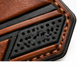 Écussons décoratifs en cuir véritable, logo personnalisé, étiquettes à coudre pour chapeaux, accessoires personnalisés et designs de mode - Product Image 6