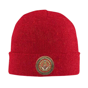 Gorros de Punto Personalizados con Logotipo de Calavera Masónica, Transpirables, Impermeables, de Color Personalizado, para las 4 Estaciones, Unisex, Cálidos para el Invierno, para Adultos - Product Image 6