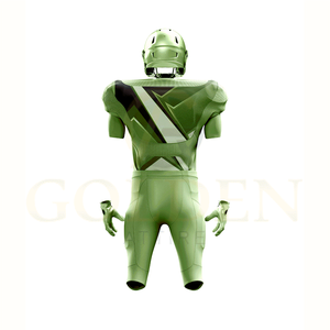 Vêtements de sport pour adultes personnalisés, uniformes de football américain, prix de gros, approvisionnement direct d'usine, uniforme de football américain - Product Image 2