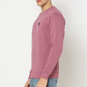 Ras du cou pur coton matériel personnalisé sweat basiques coton mélangé hiver chaud vêtements de plein air hommes sweat - Product Image 3