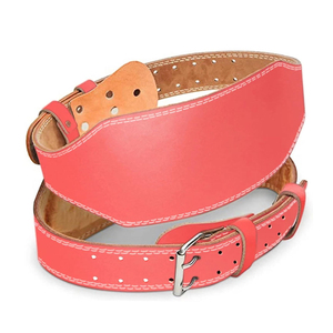 Ceinture de musculation professionnelle personnalisée unisexe en cuir véritable pour la musculation, accessoires de compression pour la salle de sport - Product Image 1