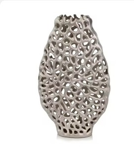 Handcrafted Weaving Design Metal <b>Table</b> Top Decorative Flower Vase Pots Highly Decorative Eye-Catching Hot Selling Handicrafts - Product Image 1