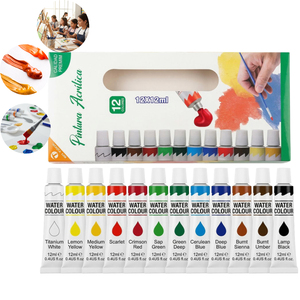 Oferta~Juego de Pintura Acrílica de 12 Colores para Pintura al Óleo-16048 # - Product Image 1
