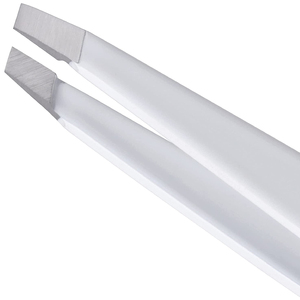 Pinzas para Cejas al por Mayor, Acero Alemán, Herramienta de Depilación y Maquillaje, Color Blanco y Negro - Product Image 1